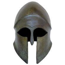 Load image into Gallery viewer, Corinthian pure bronze medium helmet - Greek Spartan warriors - Hoplite infantry
