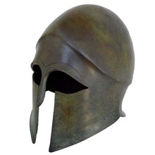 Load image into Gallery viewer, Corinthian pure bronze medium helmet - Greek Spartan warriors - Hoplite infantry