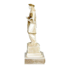 Load image into Gallery viewer, Demeter Alabaster aged small statue - Greek Goddess of Agriculture and Harvest