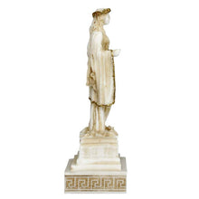 Load image into Gallery viewer, Demeter Alabaster aged small statue - Greek Goddess of Agriculture and Harvest