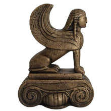 Load image into Gallery viewer, Sphinx statue sculpture - Guardian of sacred places - Symbol of Mystery