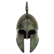 Load image into Gallery viewer, Corinthian pure bronze miniature helmet - Greek Spartan Hoplite soldier infantry