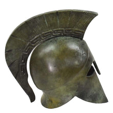 Load image into Gallery viewer, Corinthian pure bronze miniature helmet - Greek Spartan Hoplite soldier infantry