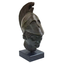 Load image into Gallery viewer, Ancient Greek Warrior sculpture - Trojan War bust statue - Homer iliad Mythology