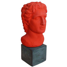 Load image into Gallery viewer, Alexander the Great Macedonian head Red sculpture - King Of Vergina - Macedonia