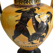 Load image into Gallery viewer, Achilles and Penthesileia Amphora Vase by Exekias painter - British Museum