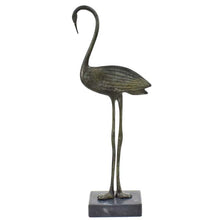 Load image into Gallery viewer, Stork Bronze statue sculpture - Symbol of Family Fidelity and Romance - Healing