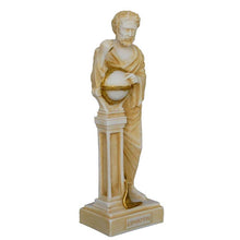 Load image into Gallery viewer, Democritus Aged Statue - The Father of Atomic Theory - Ancient Greek Philosopher