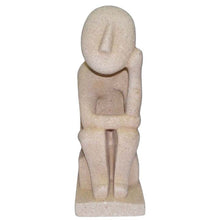 Load image into Gallery viewer, Thinking Man - Meditation Contemplation Figure - Cycladic Art