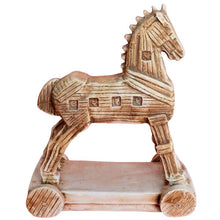 Load image into Gallery viewer, Trojan horse statue sculpture - Greek Mythology - Homer iliad - Odysseas