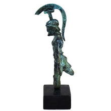 Load image into Gallery viewer, Trojan War small bronze figurine - Ancient Greek Warrior sculpture - Homer iliad