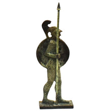 Load image into Gallery viewer, Trojan War small bronze statue - Ancient Greek Warrior sculpture - Homer iliad