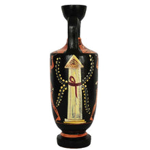 Load image into Gallery viewer, Trojan War small Lekythos Vase - Achilles Hector Menelaos Paris Mythical battle