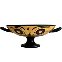 Load image into Gallery viewer, Trojan War Theme Achilles Hector Menelaos Paris - Black Figure small Kylix Vase