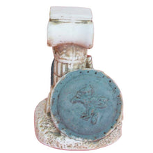 Load image into Gallery viewer, Trojan war weapons on column mini sculpture - Ancient Greek Warriors Troy battle