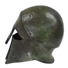 Load image into Gallery viewer, Corinthian small bronze helmet with snakes - Hoplite soldier infantry