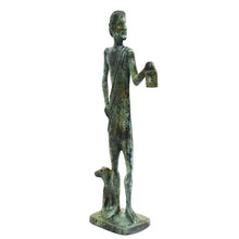 Load image into Gallery viewer, Diogenes The Cynic Bronze flat statue - Greek Philosopher - Cynicism Diogenis