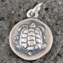 Load image into Gallery viewer, Turtle Silver Pendant - Symbol of Longevity Protection - Aegina Land Tortoise