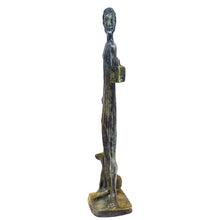 Load image into Gallery viewer, Diogenes The Cynic Bronze flat statue - Greek Philosopher - Cynicism Diogenis