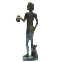 Load image into Gallery viewer, Diogenes The Cynic Bronze flat statue - Greek Philosopher - Cynicism Diogenis
