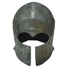 Load image into Gallery viewer, Cretan pure bronze helmet with Pegasus carvings - Minoan Period Hoplite soldiers