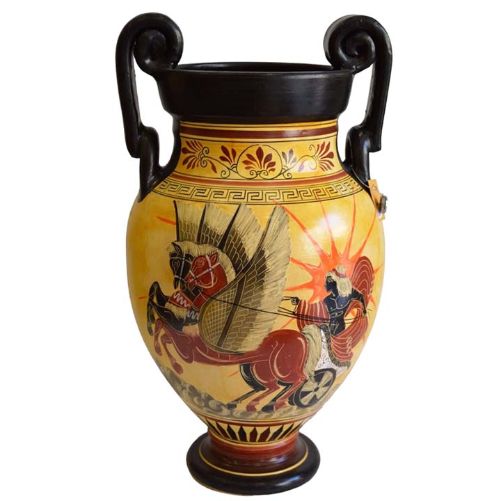 Apollo riding the Sun chariot - God of Light - Goddess Athena with Poseidon Contest