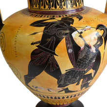 Load image into Gallery viewer, Achilles and Penthesileia - Ancient Greek Amphora Vase - British Museum Replica