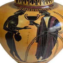 Load image into Gallery viewer, Achilles and Penthesileia - Ancient Greek Amphora Vase - British Museum Replica