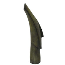 Load image into Gallery viewer, Cycladic Bronze Head sculpture - Ancient Greek Abstract Art statue - Simplicity