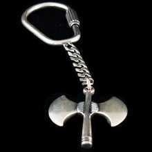 Load image into Gallery viewer, Minoan Double Headed Axe Keychain - Labrys Ancient Greece