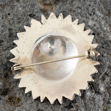 Load image into Gallery viewer, Byzantine Silver Brooch With Ruby - High Quality Item