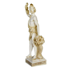 Load image into Gallery viewer, Dionysus Alabaster aged statue sculpture - Dionysos Bacchus God of wine ecstasy
