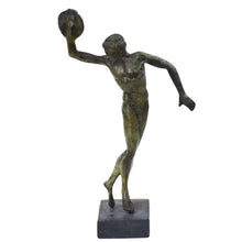 Load image into Gallery viewer, Discus Thrower Athlete Bronze figurine statue - Olympic Games - Discobolus
