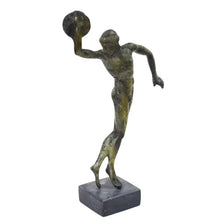 Load image into Gallery viewer, Discus Thrower Athlete Bronze figurine statue - Olympic Games - Discobolus