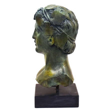 Load image into Gallery viewer, Dionysus Bacchus bronze bust - Dionysos God of Wine Ritual Madness and ecstasy