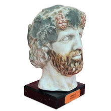 Load image into Gallery viewer, Dionysus Bacchus Head Bust - Dionysos God of Wine Ritual Madness and ecstasy