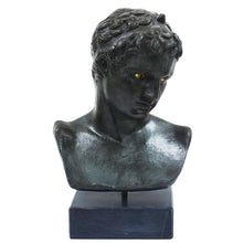 Load image into Gallery viewer, Ephebe of Marathon bust - Bronze color effect statue - Young boy