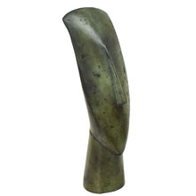 Load image into Gallery viewer, Cycladic Bronze Head sculpture - Ancient Greek Abstract Art statue Simplicity