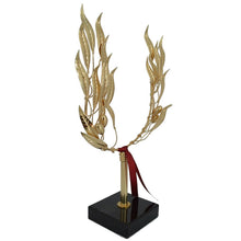 Load image into Gallery viewer, Bronze Olive Wreath on marble base - Ancient Greece Olympic Games Prize Kotinos