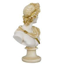 Load image into Gallery viewer, Apollo Small Aged Bust - God of Music Poetry Sun and Light Prophecy and Healing