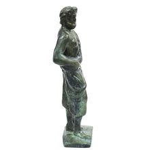 Load image into Gallery viewer, Asclepius God of Medicine Bronze Statue - Rod with Snake - Asclipios