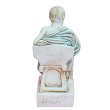 Load image into Gallery viewer, Aristotle Greek Philosopher small statue - Western Philosophy - Socrates Plato
