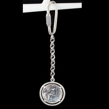 Load image into Gallery viewer, Alexander The Great Hercules Silver Keychain - Macedonia King - Vergina King