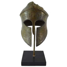 Load image into Gallery viewer, General Miltiades Bronze Helmet - Battle of Marathon - Olympia Museum Replica