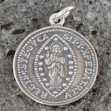Load image into Gallery viewer, Venetian Doge Marcantonio Giustinian 1684-1688- St. Mark - Christ - Silver Pendant