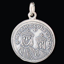 Load image into Gallery viewer, Byzantine Sterling Silver Pendant - Byzantio Emperor Theophilus - Konstantinato