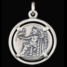 Load image into Gallery viewer, Alexander The Great Hercules Silver Coin Pendant - Vergina King