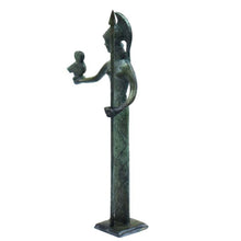 Load image into Gallery viewer, Goddess Athena holding her Owl bronze figure - Symbol of Wisdom Strength Strategy