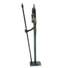 Load image into Gallery viewer, Goddess Athena holding her Owl bronze figure - Symbol of Wisdom Strength Strategy