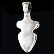 Load image into Gallery viewer, Cycladic Women Figurine Silver Pendant - Cycladic Art - Ancient Greece - Modern